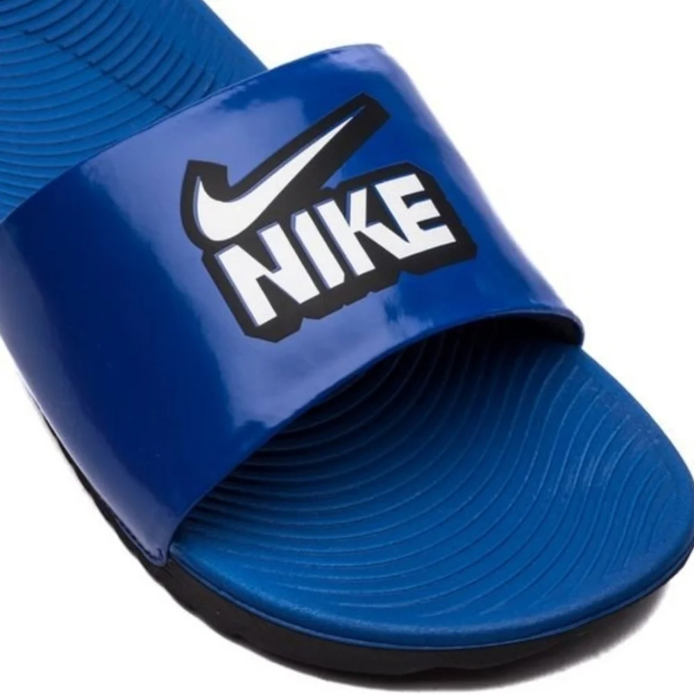 Nike Kawa Slide Sandals - Game Royal/White/Black Size 7